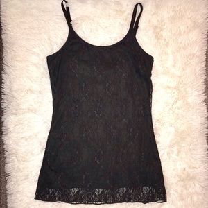 Black Lace Tank